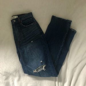 Curve Love Ultra High Rise Ankle Straight Jeans
